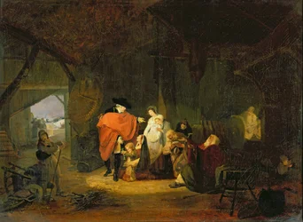 Die Güte von Louis XVI (1754-93) während des Winters 1784, 1785